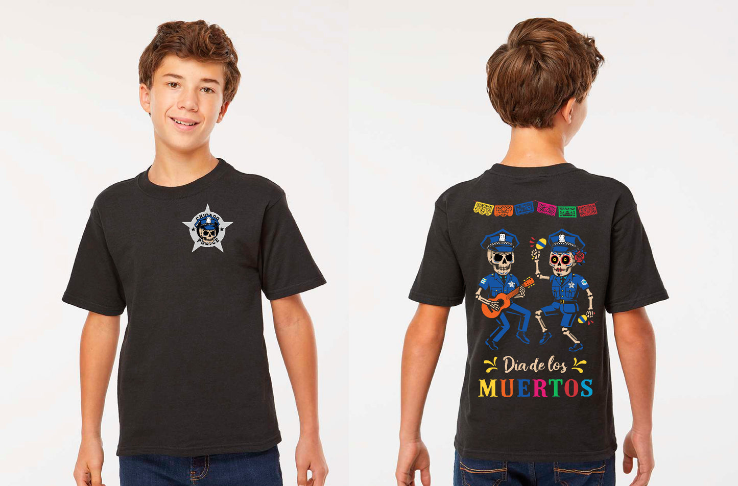 Youth Short Sleeve Tee – Día de los Muertos