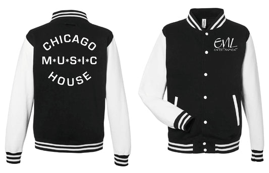 Evil Entertainment Varsity Black & white Jacket