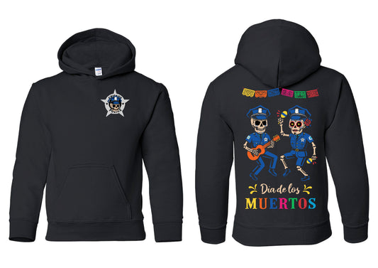 Youth Pull Over Hoodie – Día de los Muertos