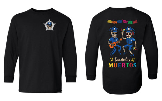 Youth Long Sleeve Tee – Día de los Muertos