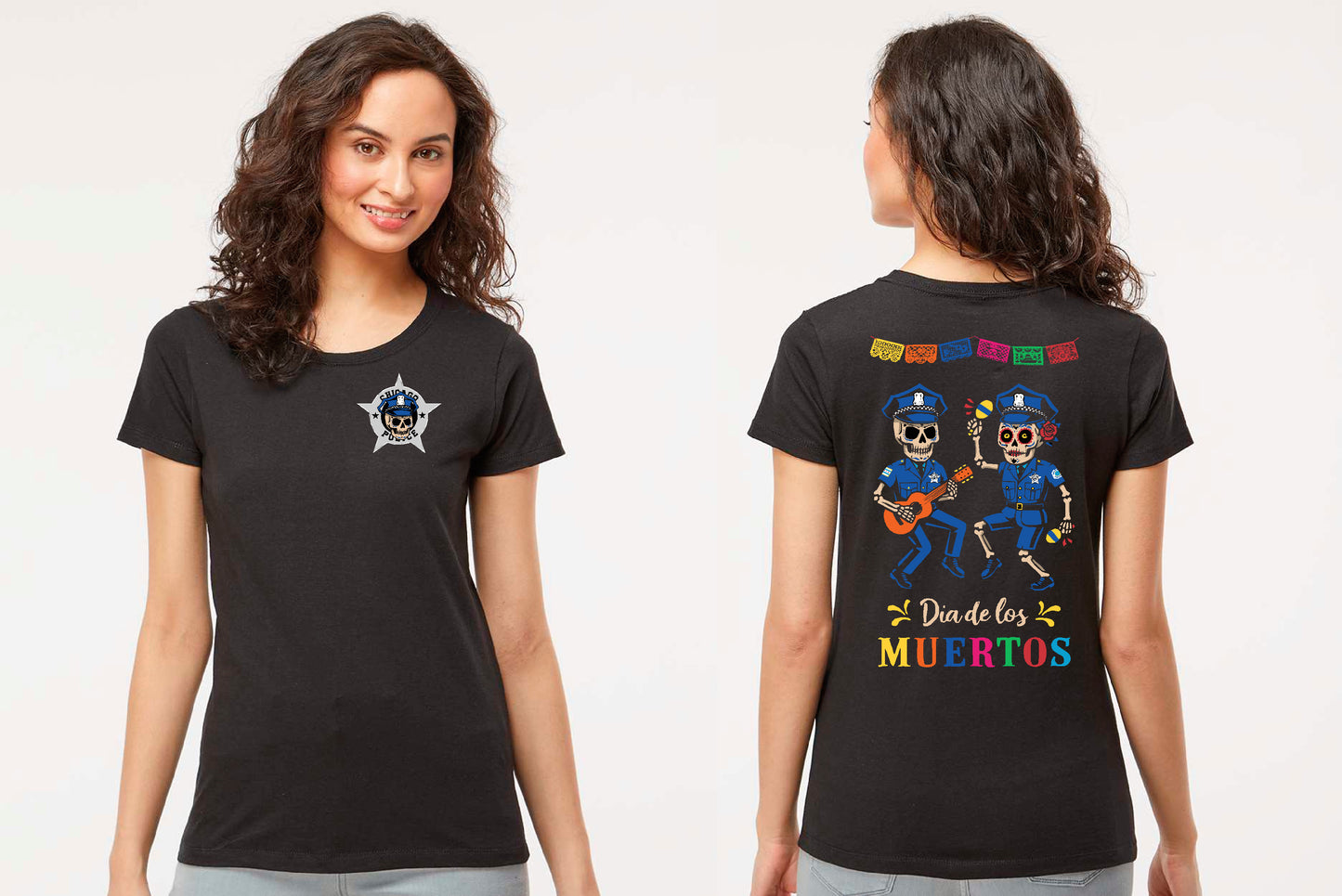 Women’s Short Sleeve Tee – Día de los Muertos